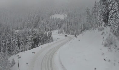 Ilgaz Dağı kar altında kaldı