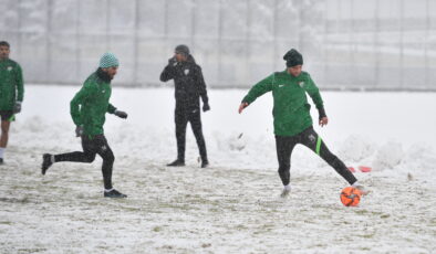 Bursaspor Eyüpspor maçı hazırlıklarını tamamladı