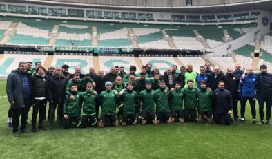 Bursaspor, Timsah Park’ta çalıştı