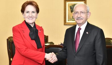  İYİ Parti Genel Başkanı Akşener’den CHP lideri Kılıçdaroğlu’na ziyaret