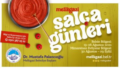 Melikgazi’de “salça günleri” başlıyor