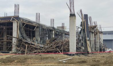 Bursa’da beton dökülen inşaatın çökmesi sonucu 6 işçi yaralandı