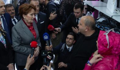 İyi Parti Genel Başkanı Meral Akşener esnafı ziyaret etti