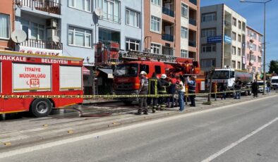 Çanakkale’de evde çıkan yangın söndürüldü