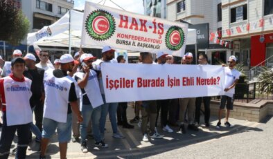 Yalova Belediyesinde işten çıkarılan işçiler çadırda eylem başlattı