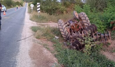 Bilecik’te iki traktörün çarpıştığı kazada 1 kişi öldü