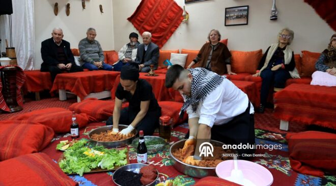 Edirne’de huzurevi sakinleri için “sıra gecesi” düzenlendi