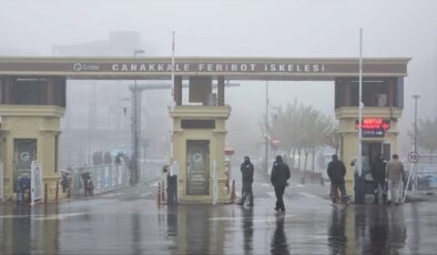 Çanakkale Boğazı sis nedeniyle transit gemi geçişlerine kapatıldı