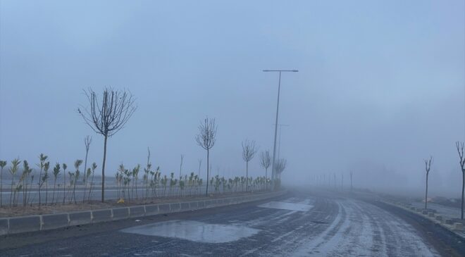 Edirne ve Tekirdağ’da yoğun sis etkili oldu